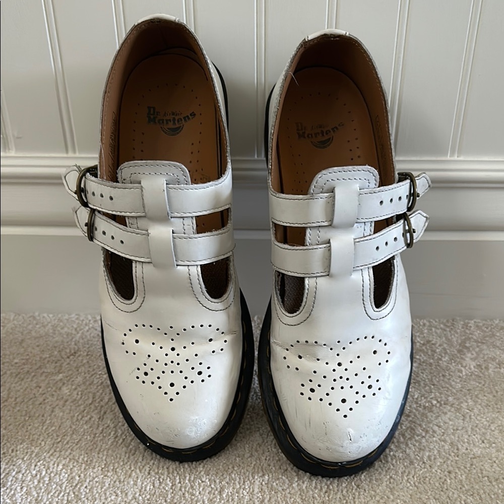 Dr. Martens White Mary Jane
